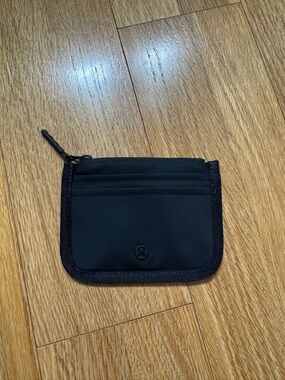 Lululemon Black Zip Card Case